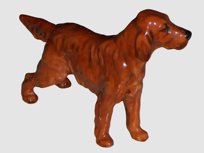Royal Doulton Irish Setter Dog Figurine HN 1056 Frederick Daws Furry Friends Auburn Coat Vintage England Porcelain Bone China