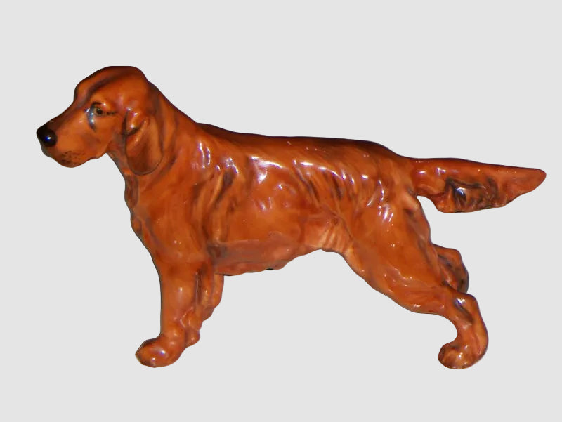 “CH Pat O’Moy” Irish Setter Royal Doulton Dog Figurine HN 1056 - Frederick Daws (6")