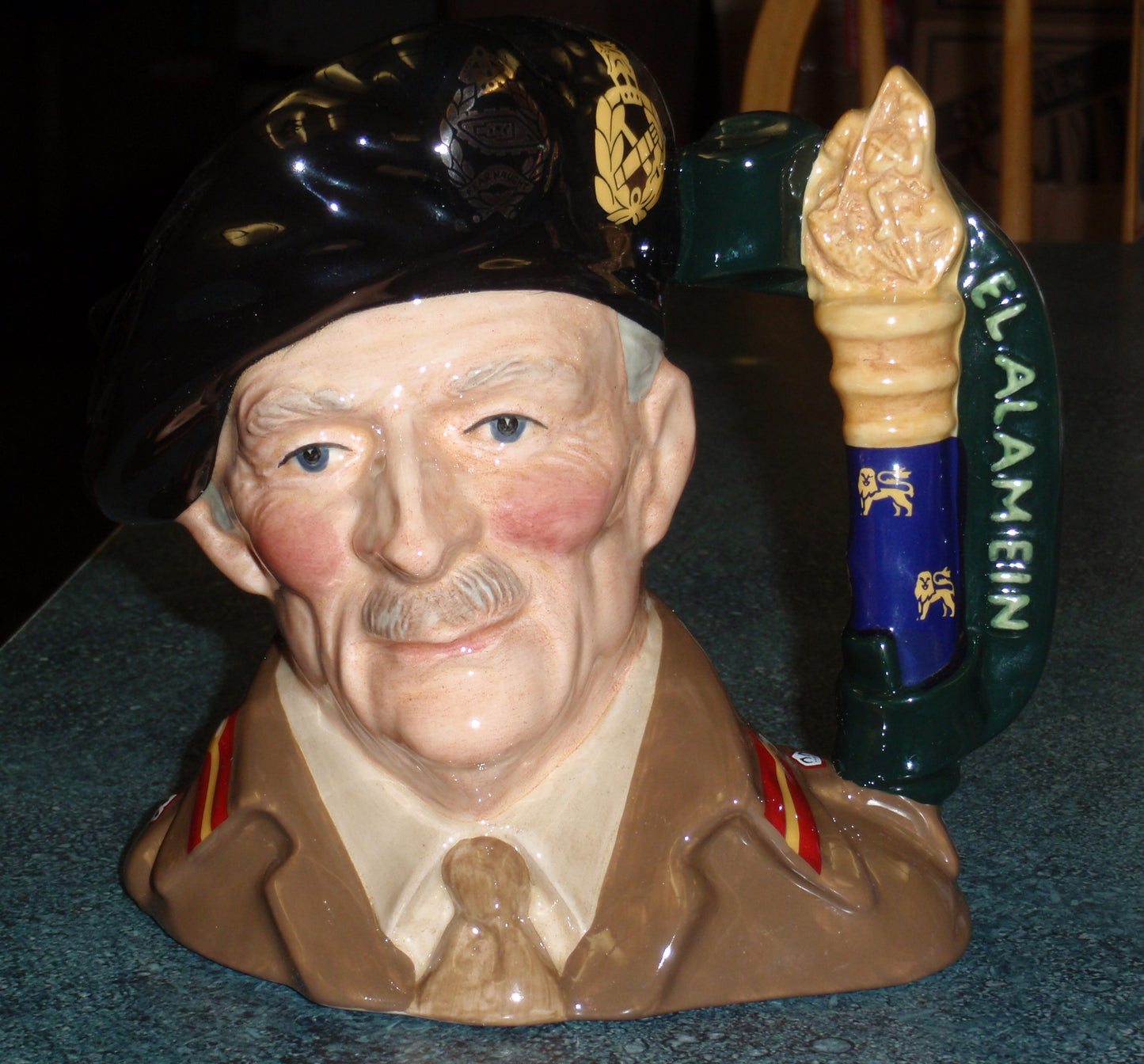 "Field Marshal Montgomery" Royal Doulton Large Character Jug D6908