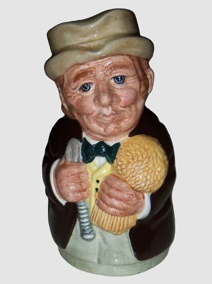 "Mr. Furrow The Farmer" Royal Doulton Character Toby Jug D6701 (4.25")