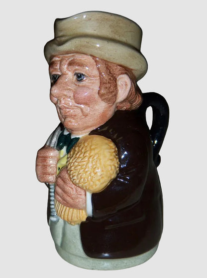 "Mr. Furrow The Farmer" Royal Doulton Character Toby Jug D6701 (4.25")