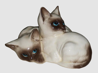 "Siamese Kittens" Royal Doulton Figurine #1296 - Miss Granoska (3")