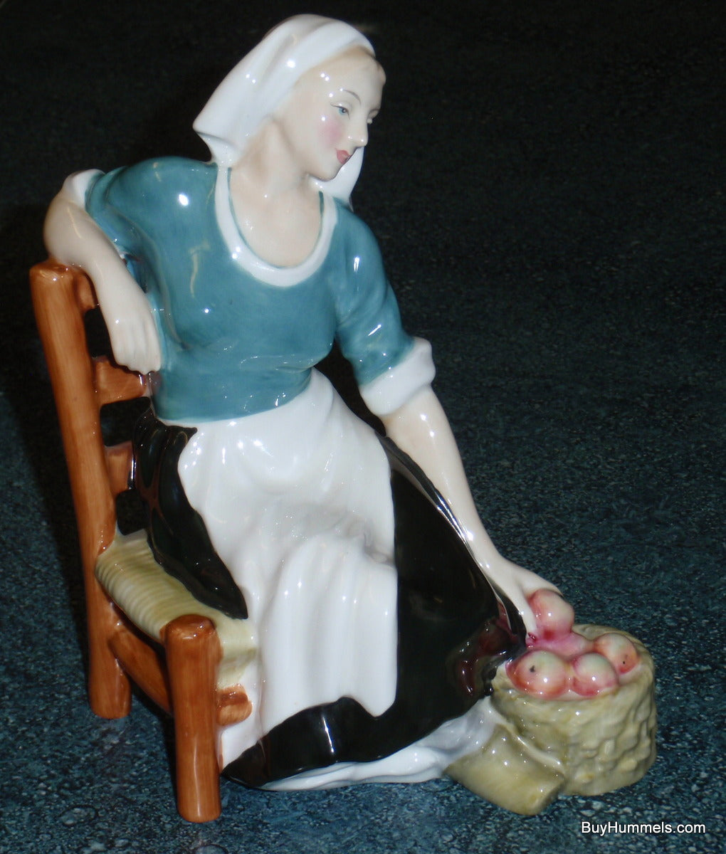 "The Apple Maid" Royal Doulton Porcelain Figurine HN 2160