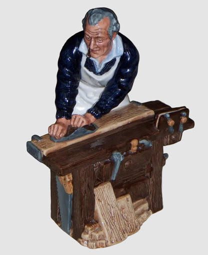 "The Carpenter" Royal Doulton Figurine HN 2678 - At Workbench (8")