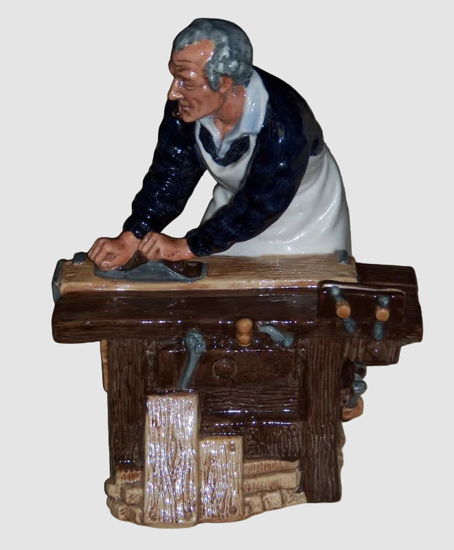 "The Carpenter" Royal Doulton Figurine HN 2678 - At Workbench (8")