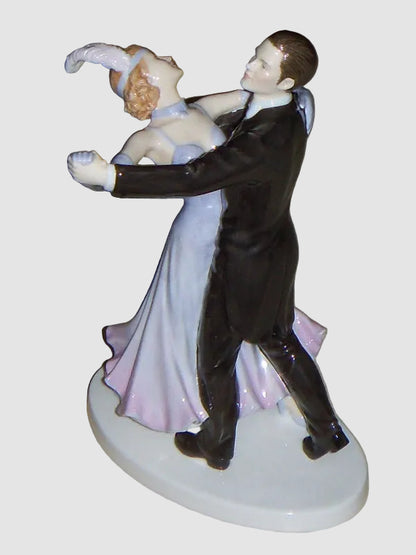 "The Foxtrot" Royal Doulton Figurine HN 5445 - Dancing Couple (9")