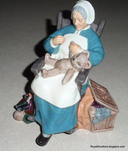 "Nanny" Royal Doulton Figurine HN2221 - Sitting in Chair (6")