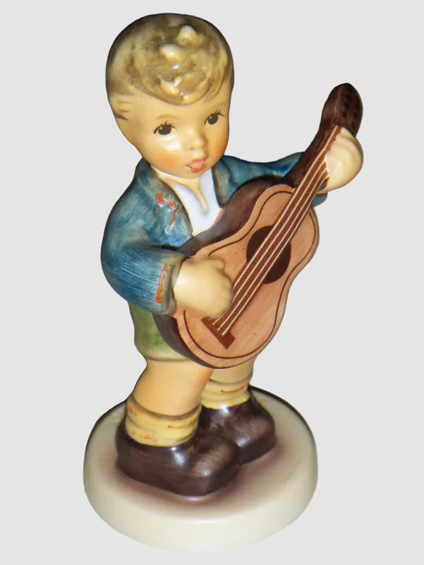Goebel Hummel Serenade Of Songs Figurine 2171 B Limited Edition Boy Guitar TMK 8 Vintage Germany