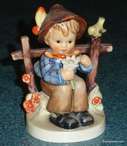 "She Loves Me, She Loves Me Not" Goebel Hummel Figurine #174 - Open Eyes Version!