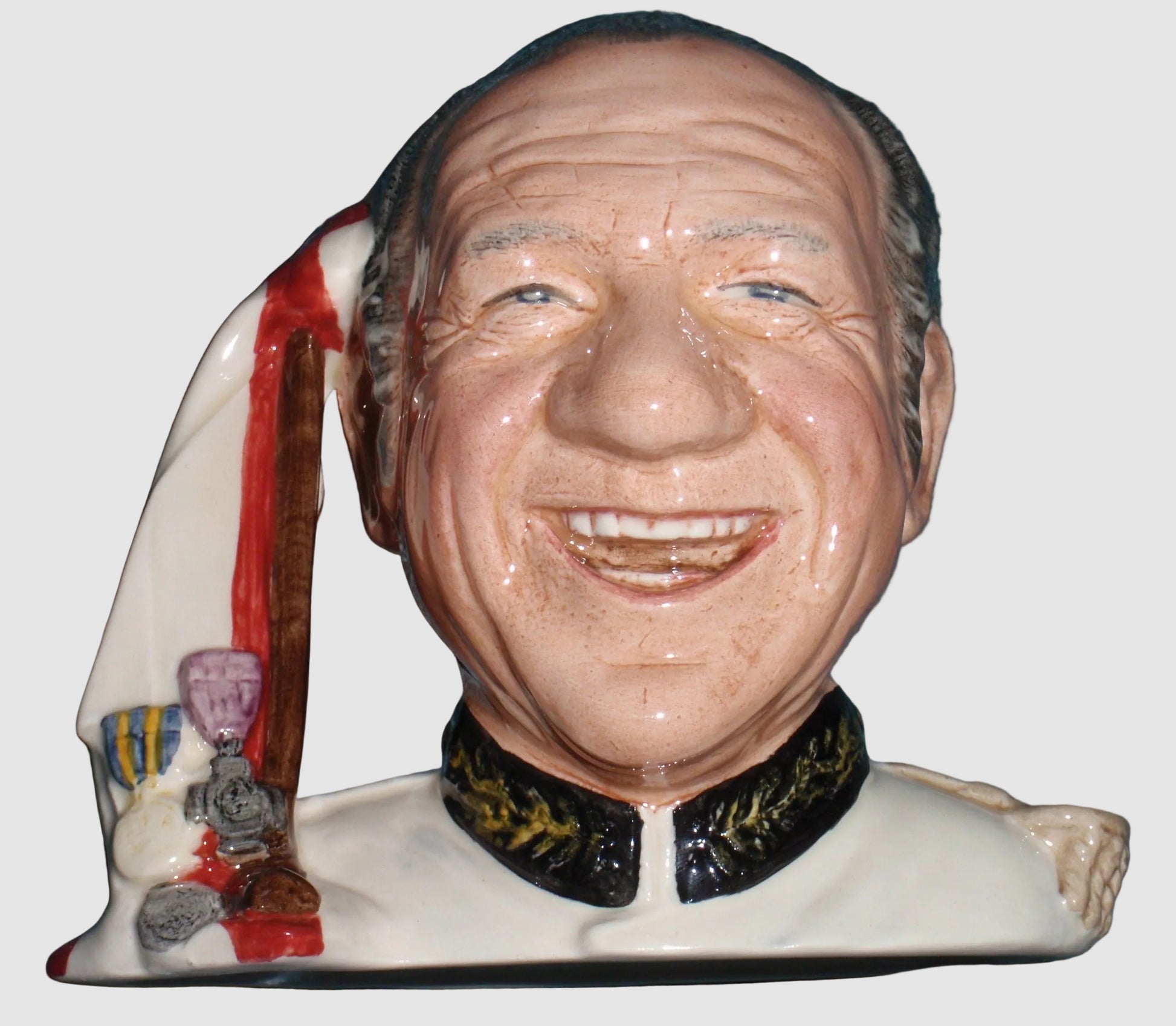 Royal Doulton Sid James Character Jug D7162 Carry On Gang Series Limited Edition Actor Comedy Vintage England Bone China