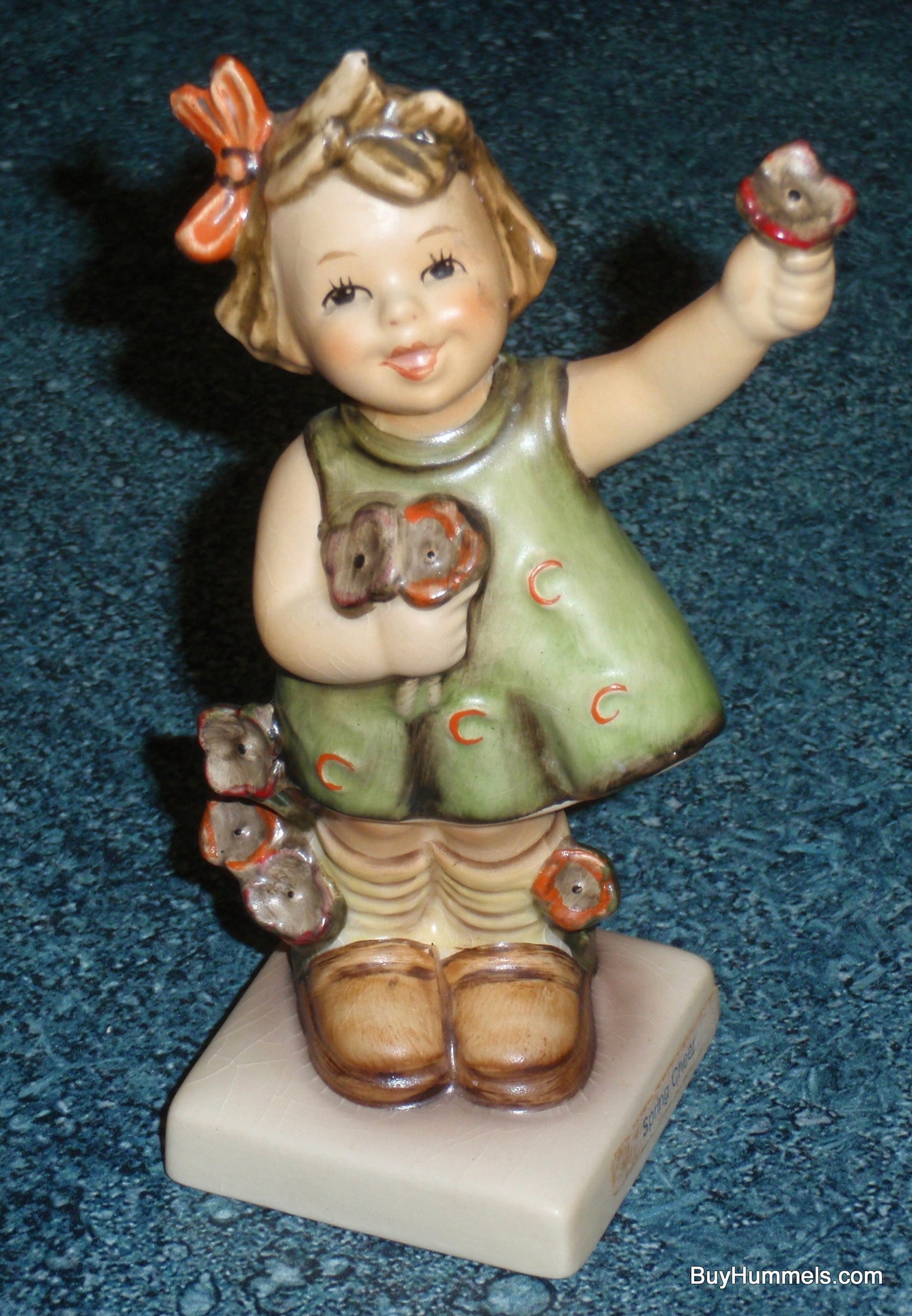 "Spring Cheer" Goebel Hummel Figurine #72 - Collectible Gift - Little Girl With Flowers In Her Hands!