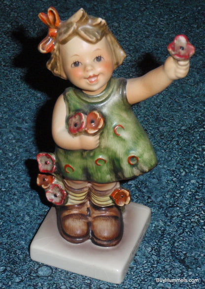 "Spring Cheer" Goebel Hummel Figurine #72 - Collectible Gift - Little Girl With Flowers In Her Hands!