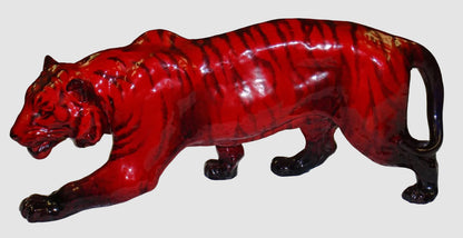 "Stalking Tiger" Royal Doulton Flambe Figurine HN1082 - Extra Large (13.25")