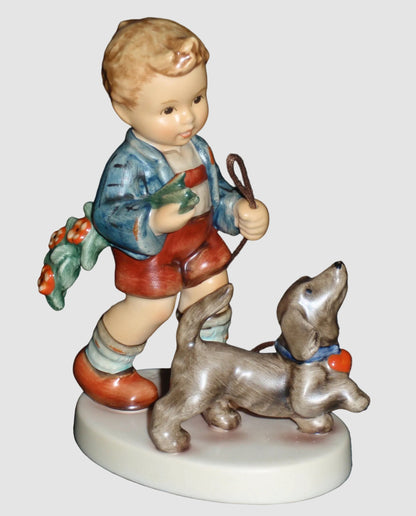 "Sunday Stroll" Goebel Hummel Figurine #2237 - TMK8 Limited Edition (4.5")
