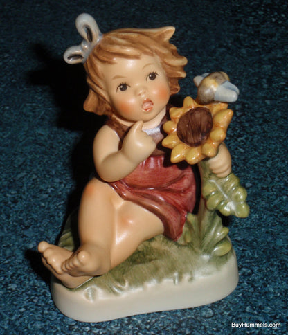 "Sunflower Friends" Goebel Hummel Figurine #2104 - 5-Year Club Exclusive (TMK 8)