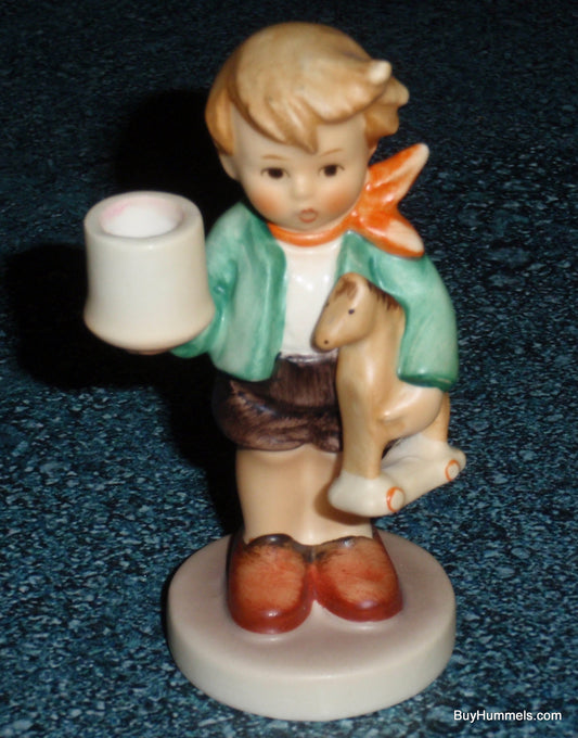 "Boy with Horse" Goebel Hummel Candle Holder #117 - Vintage 1939 Design