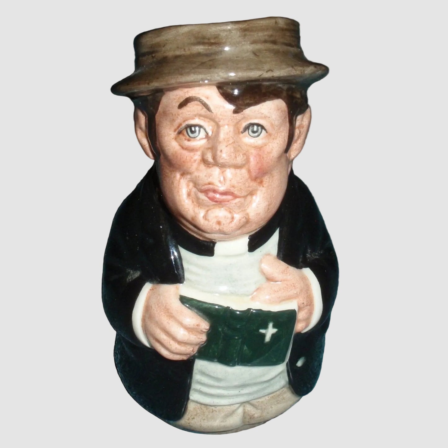 "The Clergyman" Rev. Cassock Royal Doulton Character Toby Jug D6702 (4")