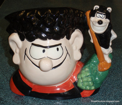 "Dennis & Gnasher" Royal Doulton Character Jug D7005 - The Beano Comic Duo