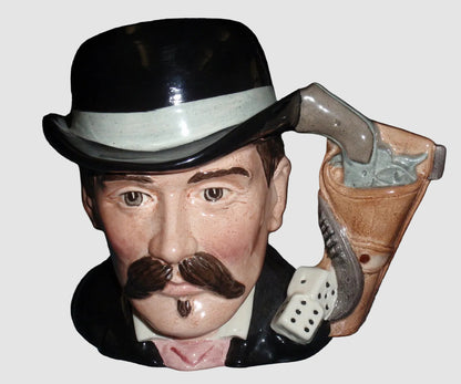 "Doc Holliday" Royal Doulton Character Toby Jug D6731 - Wild West Collection (5.5")