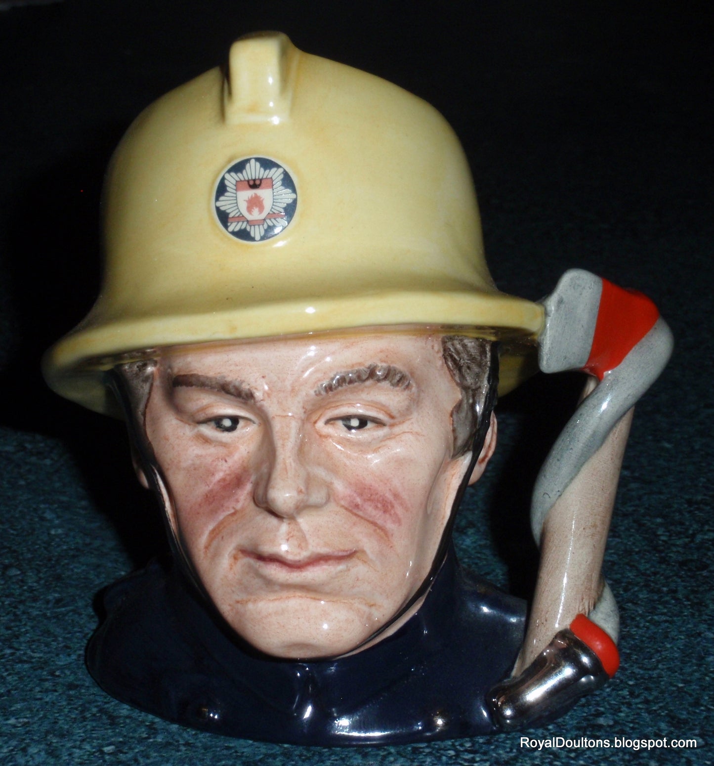 Royal Doulton D6839 The Fireman Journey Through Britain Character Jug