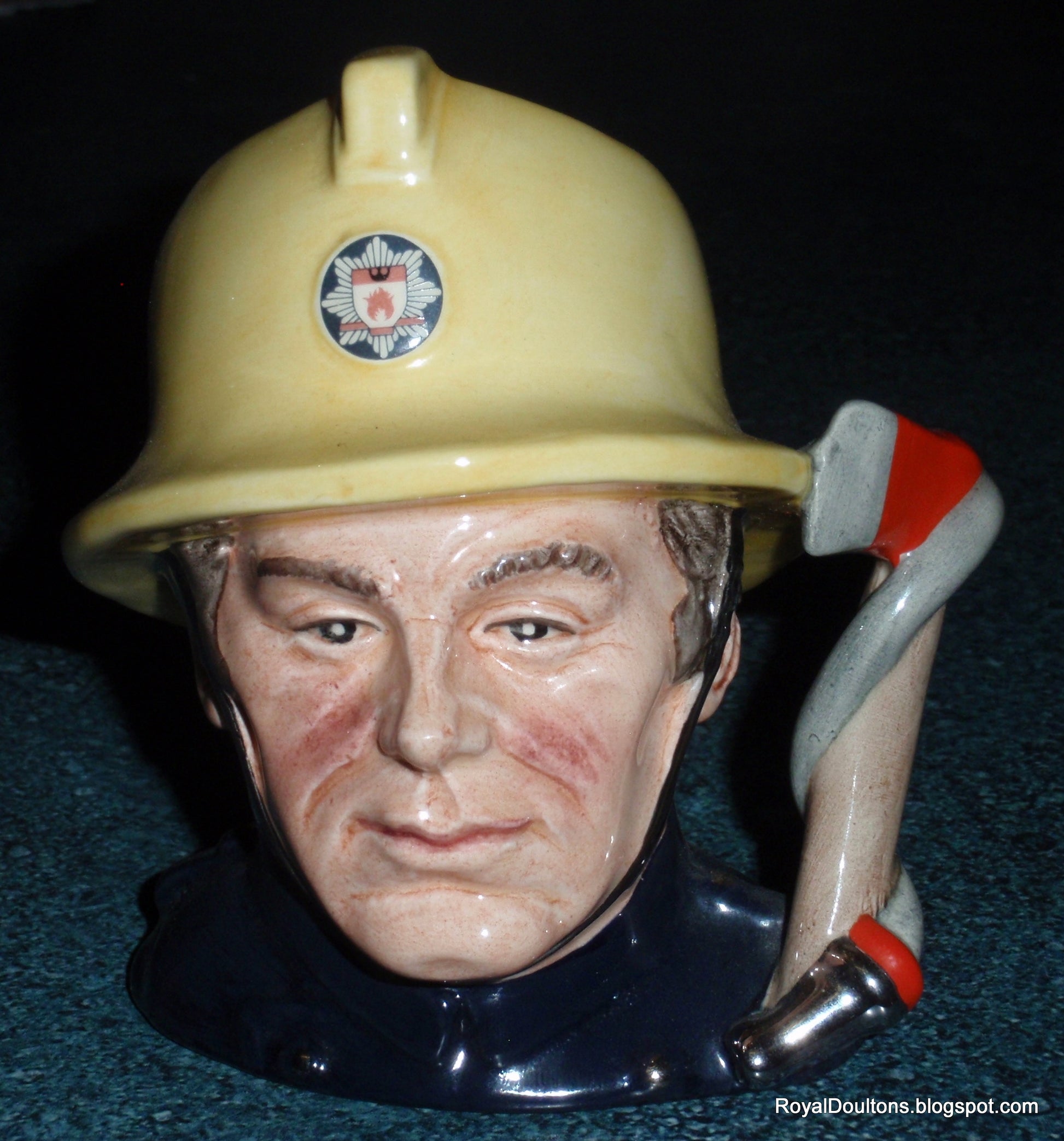 Royal Doulton D6839 The Fireman Journey Through Britain Character Jug
