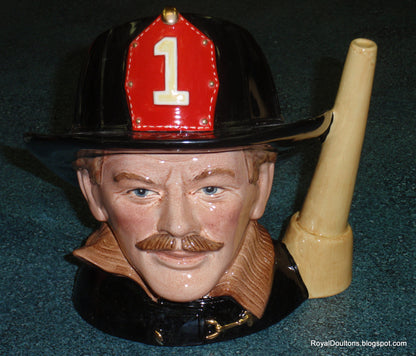 "The Fireman" Royal Doulton Large Character Jug D6697