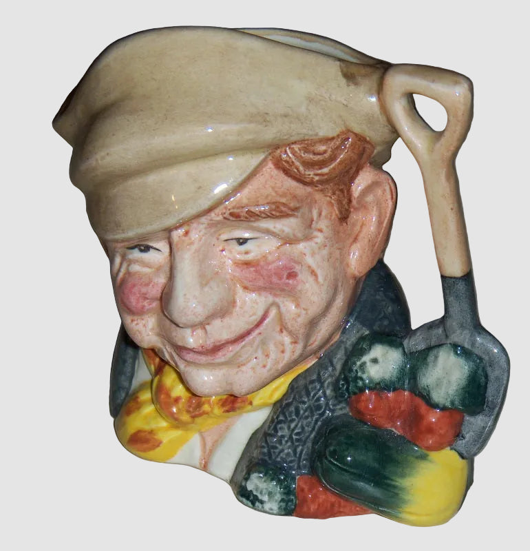 "The Gardener" Royal Doulton Character Toby Jug D6634 (4.25")