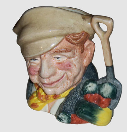 "The Gardener" Royal Doulton Character Toby Jug D6634 (4.25")