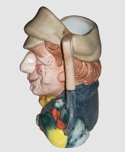 "The Gardener" Royal Doulton Character Toby Jug D6634 (4.25")