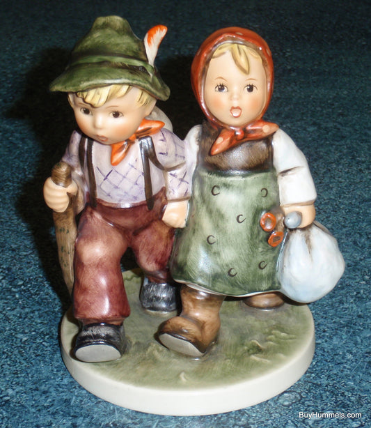 "Going Home" Goebel Hummel Figurine #383 - Brother And Sister On The Way Home!