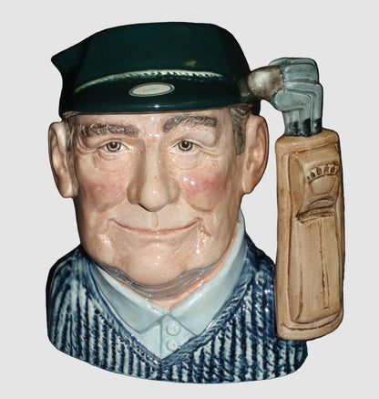 Royal Doulton Golfer Character Jug D6784 Colourway John Sinclair Sheffield Limited Edition Vintage