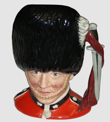 "The Guardsman" Royal Doulton Character Toby Jug D6755 - Large (8")