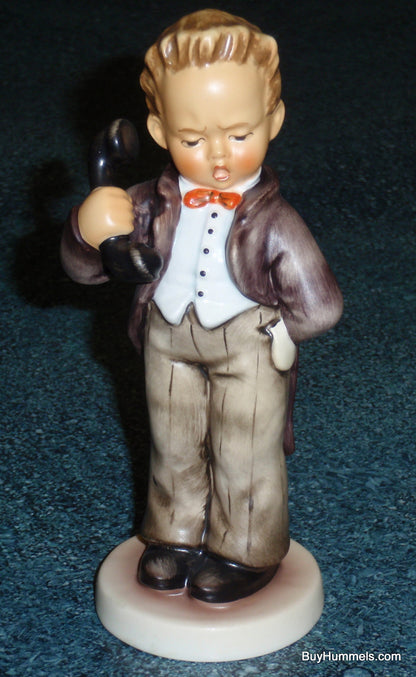 Goebel Hummel Figurine "Hello" #124/0 - Little "Boss" Boy On The Telephone - CUTE GIFT!