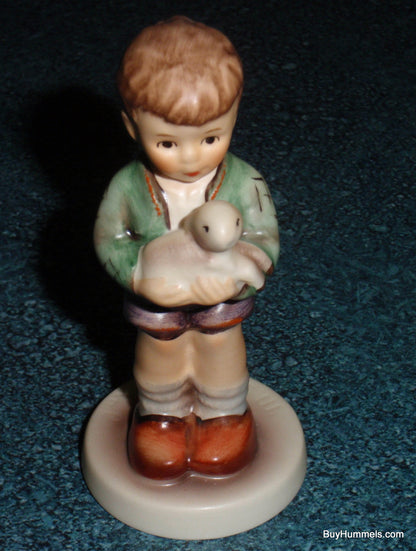 "I'll Protect Him" Goebel Hummel Figurine #483 - Little Boy With Baby Lamb!