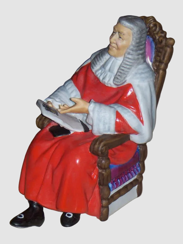 "The Judge" Royal Doulton Seated Figurine HN 2443 (6.25")