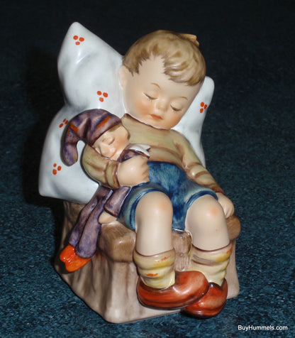 "Just Dozing" Goebel Hummel Figurine #451 - Little Boy Snoozing