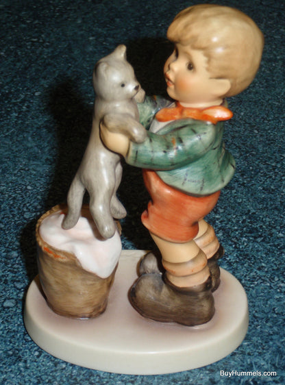 "Kitty Kisses" Goebel Hummel Figurine #2033 - Boy With Brand New Kitten!