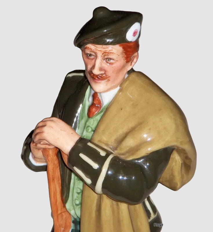 Royal Doulton The Laird Figurine HN2361 Scottish Man Kilt Mary Nicoll Vintage England Porcelain