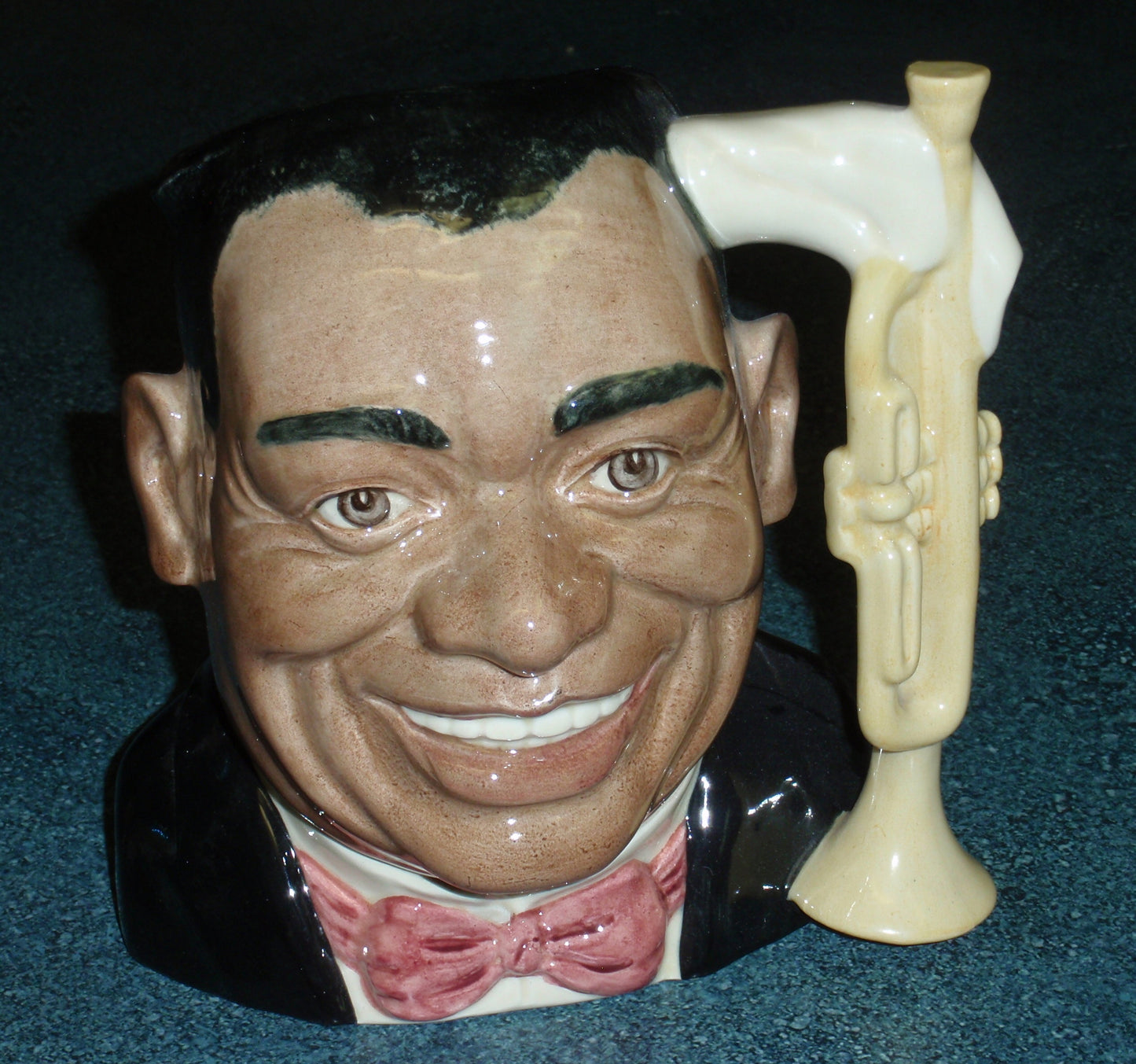 "Louis Armstrong" Royal Doulton Character Toby Jug D6707 - Large 7.5"