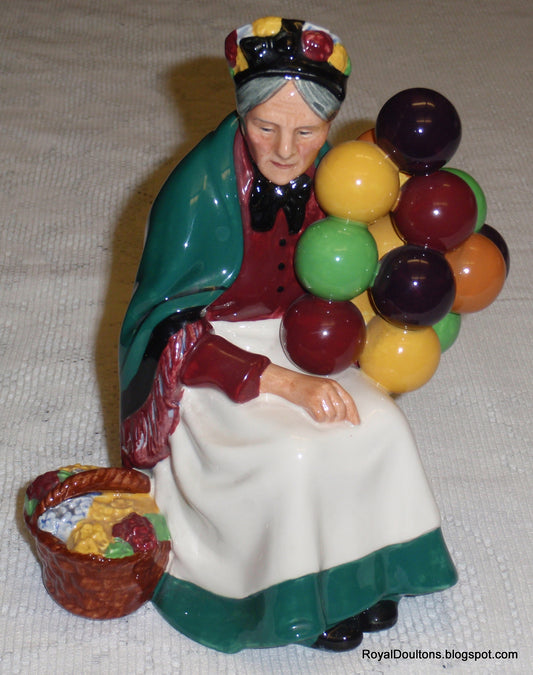 "The Old Balloon Seller" HN1315 Royal Doulton Figurine - Fantastic Collectible Gift!