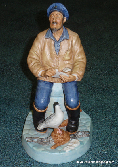 "The Seafarer" Royal Doulton Figurine HN2455 - Sailor & Seagull (8.75")