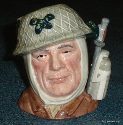 "The Soldier" Royal Doulton Character Jug D6876 - William K. Harper (4.5")