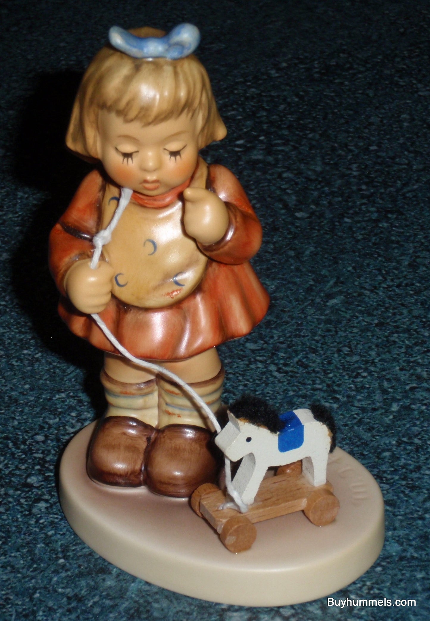 "My Favorite Pony" Goebel Hummel Figurine #2019 - Girl with Toy Horse