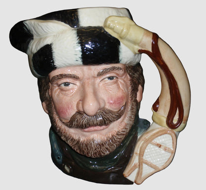 "The Trapper" Royal Doulton Character Toby Jug D6609 - Large (7.5")