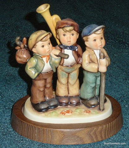 "Traveling Trio" Goebel Hummel Figurine #787 - Three Boys On An Adventure In The Woods