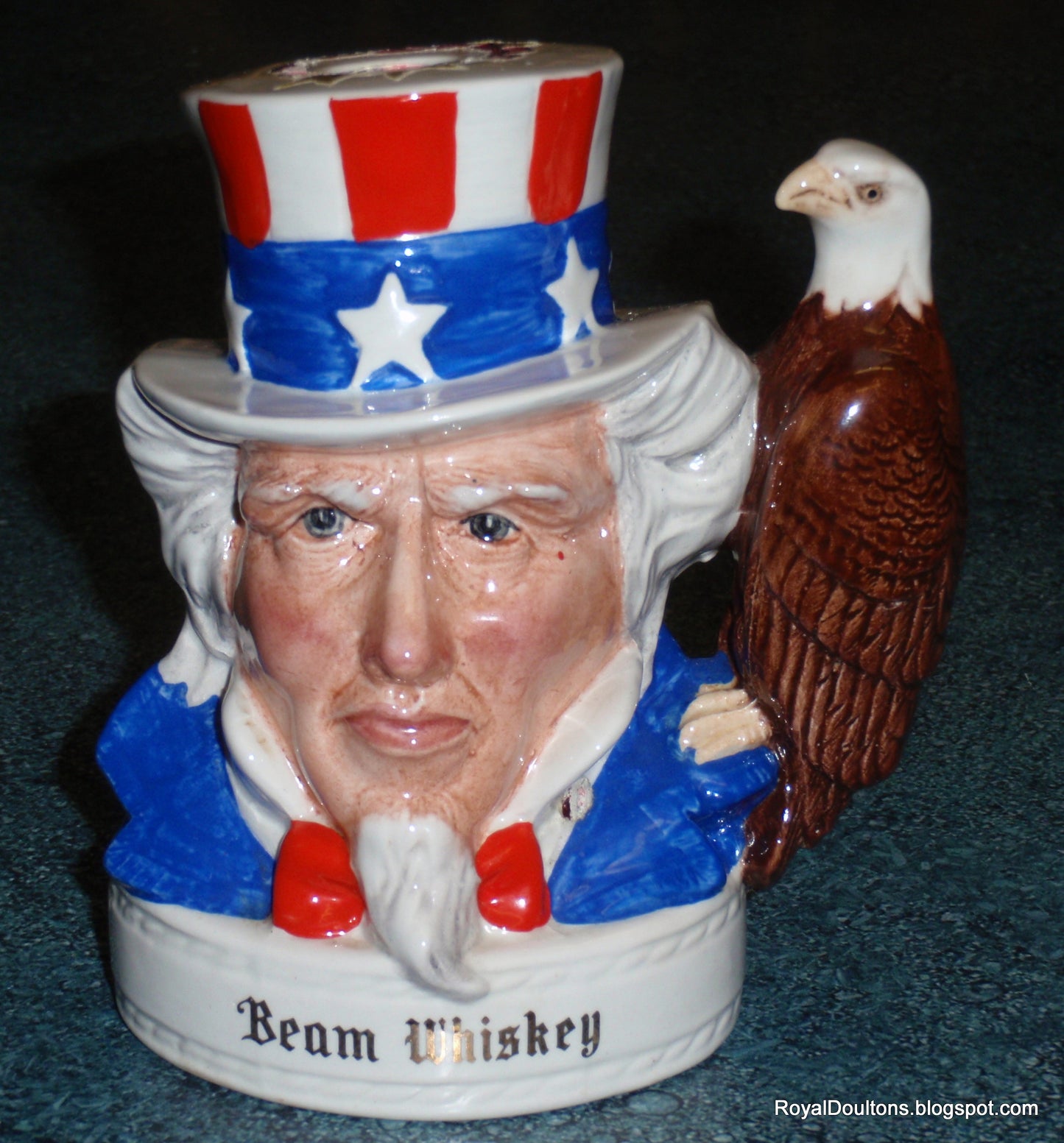 "Uncle Sam" Royal Doulton Character Jug - Jim Beam Edition (Stars & Stripes)