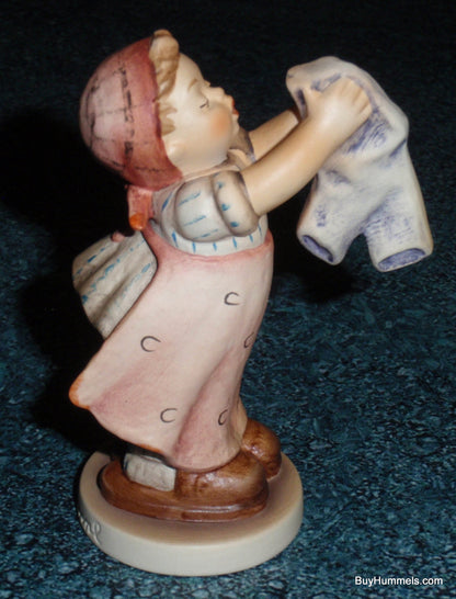 "Wash Day" Goebel Hummel Figurine #321/4/0 - Girl Hanging Clothes - Collectible Gift!
