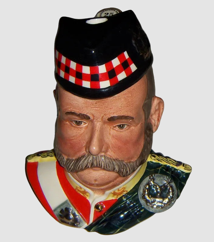 "William Grant" Royal Doulton Character Toby Jug D6744 - Liquor Decanter (7.5")