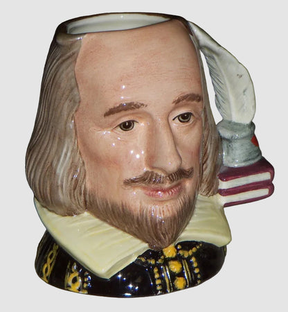 "William Shakespeare" Royal Doulton Character Jug D6938 (4")