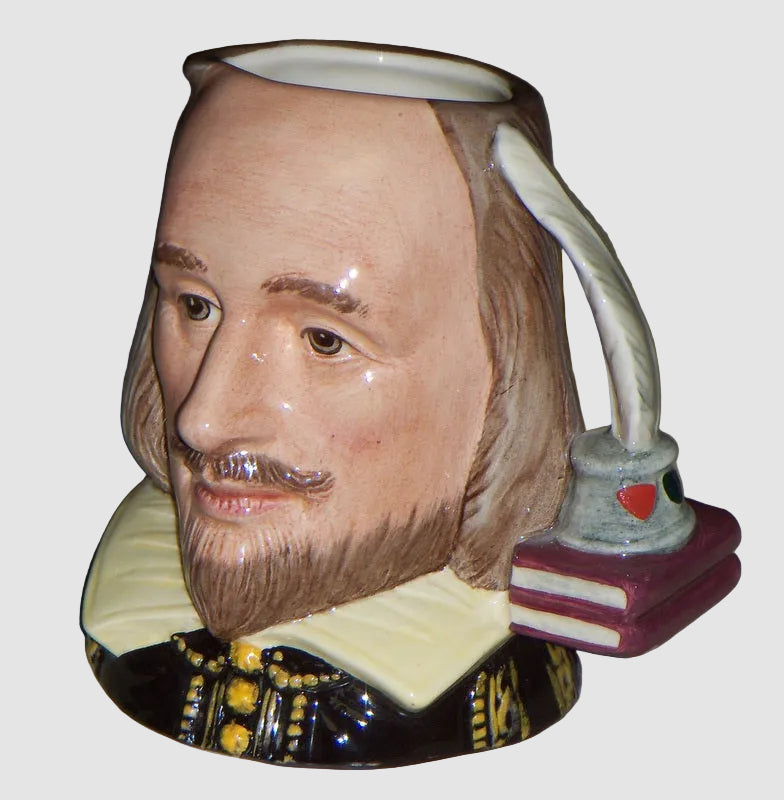 "William Shakespeare" Royal Doulton Character Jug D6938 (4")